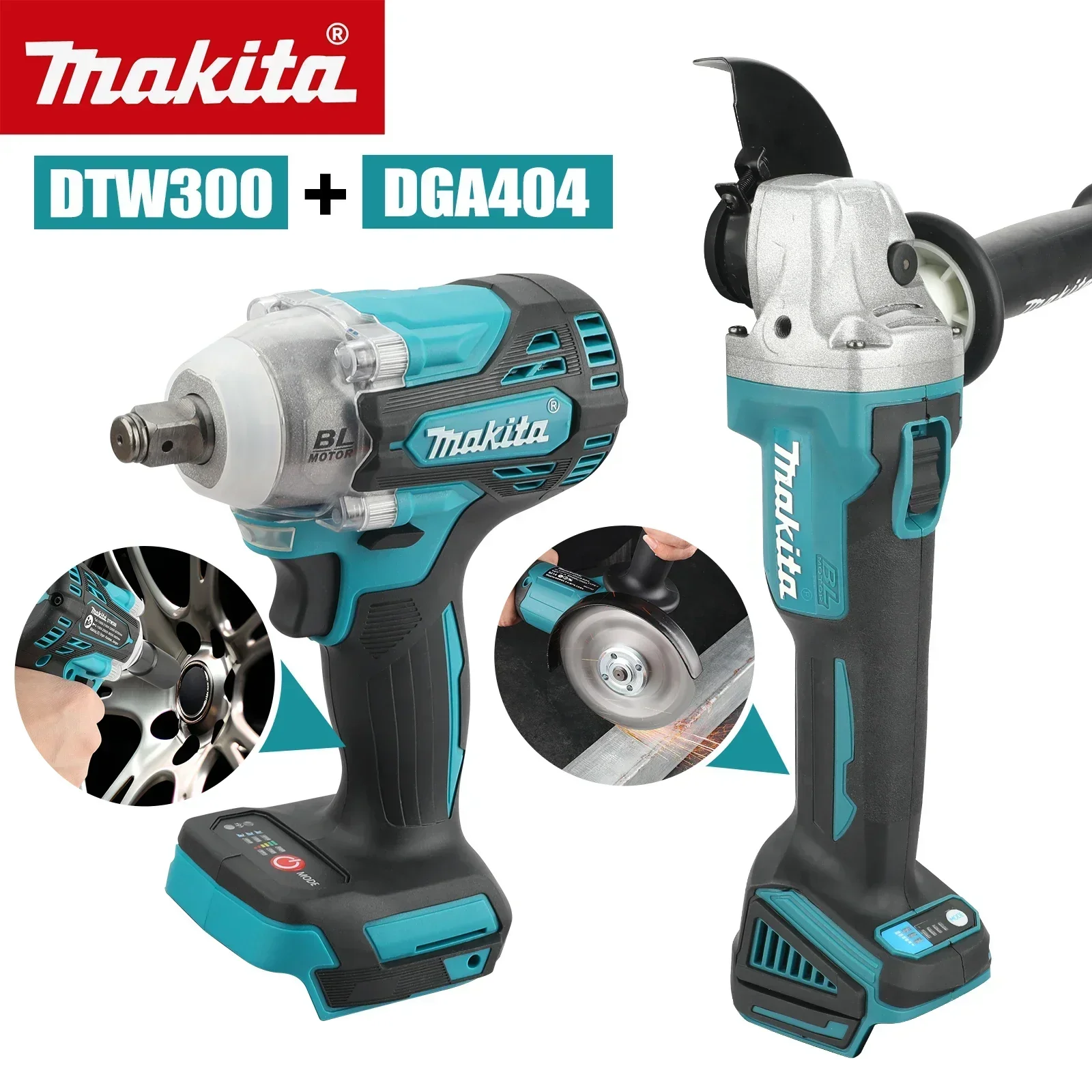Makita Drill Dtw300 - Makita 18V Dual Tool Set DTW300