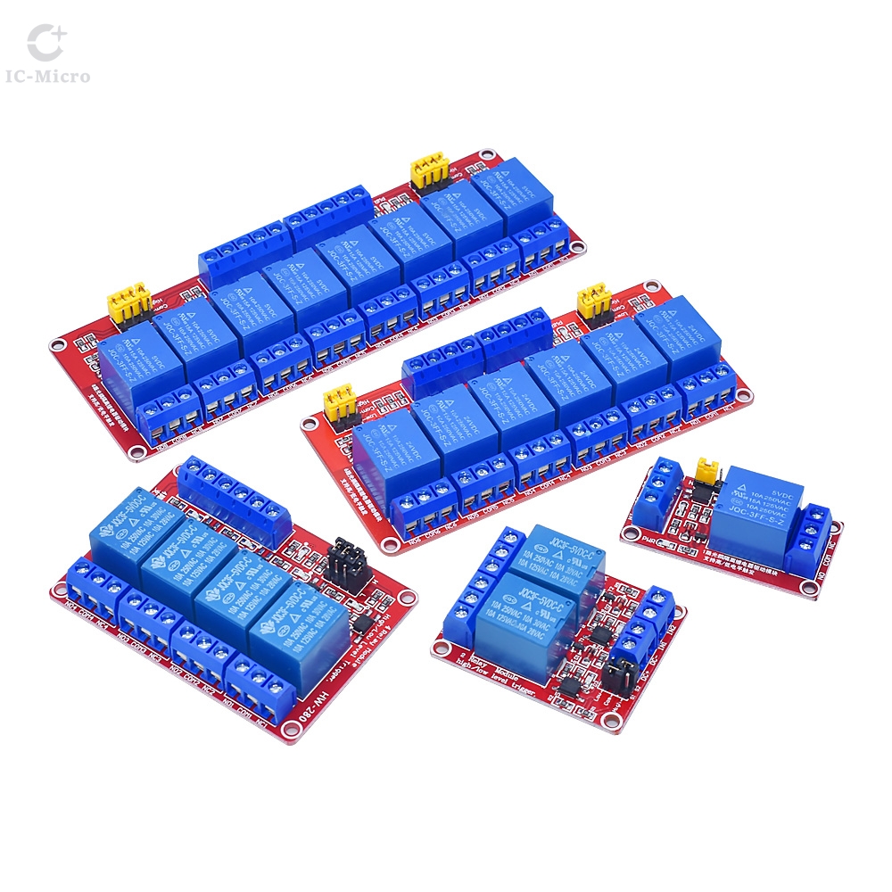 Relay Module 5V - 1 2 6 4 8 Channel