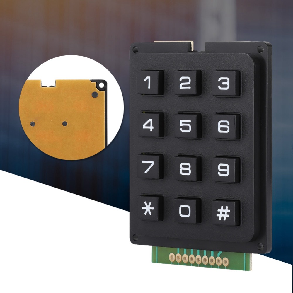Diy Electronics Uk - Practical 12 Keys Keyboard Modules 3x4