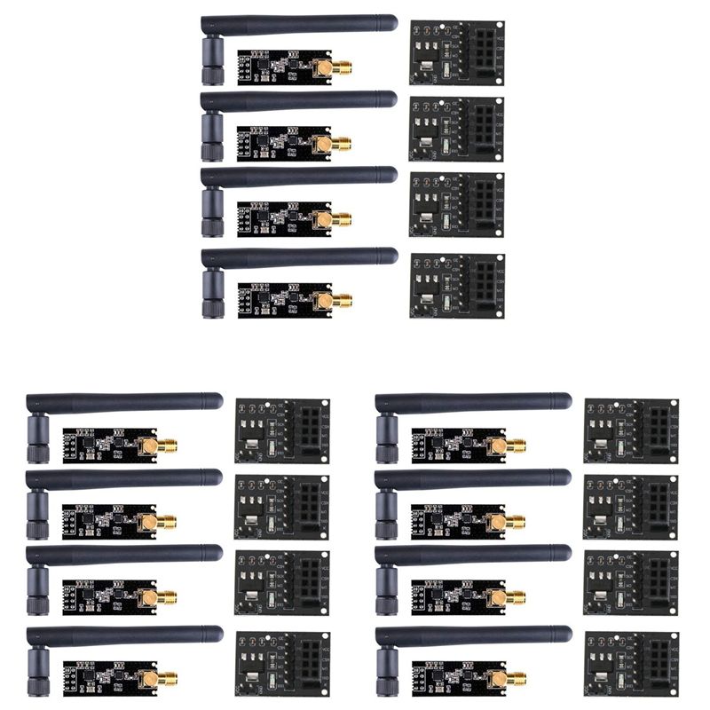 Nrf24L01 Module Wireless - 12Pcs NRF24L01+PA+LNA Wireless Module With Antenna