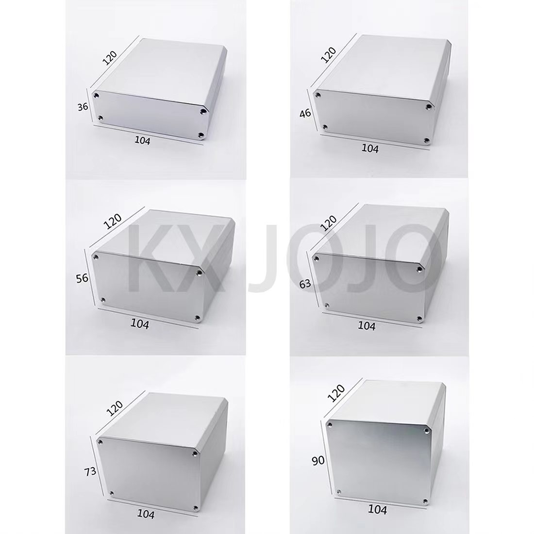 Diy Electronics Case - Vỏ Nhôm 104*36/46/56/63/73/90*120Mm Hộp PCB Nhạc