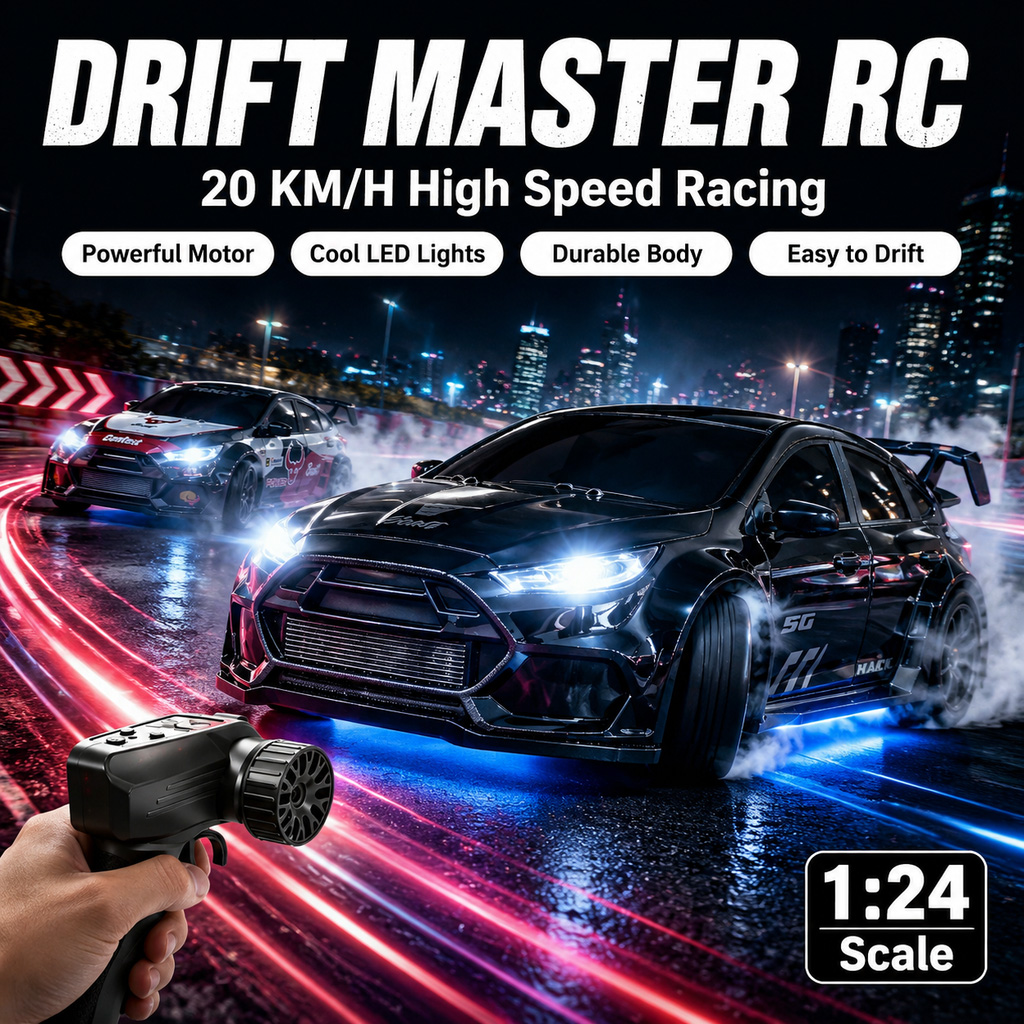 Diy Rc Electronics - 4WD RC Drift Car 1:24 Scale