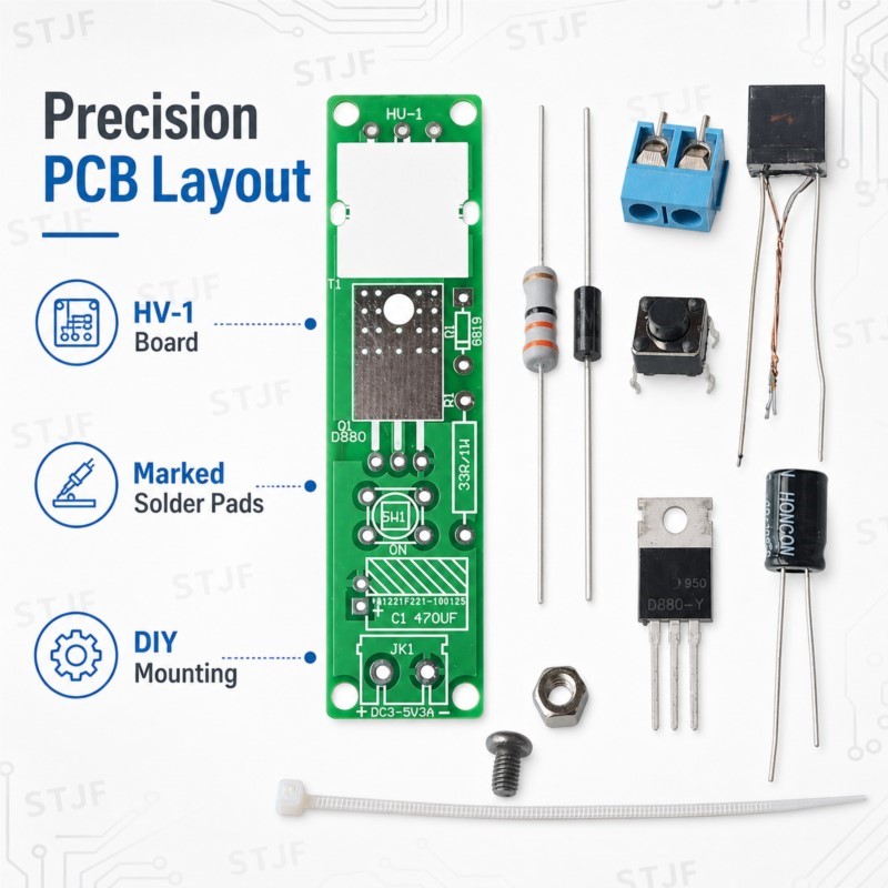 Diy Electronics Kits - HV-1 High Voltage Igniter DIY DC3-5V