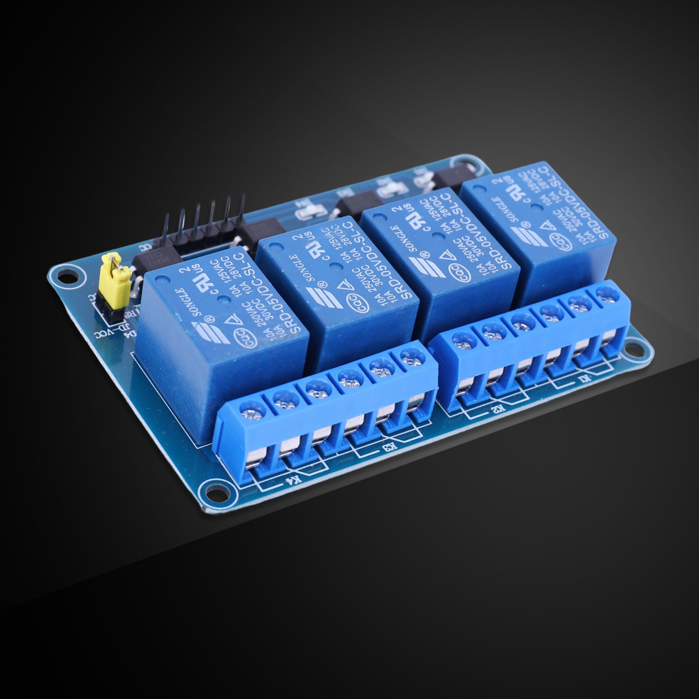5V 12V 4 Channel Relay Board w - đánh giá và giá Relay Module 5V
