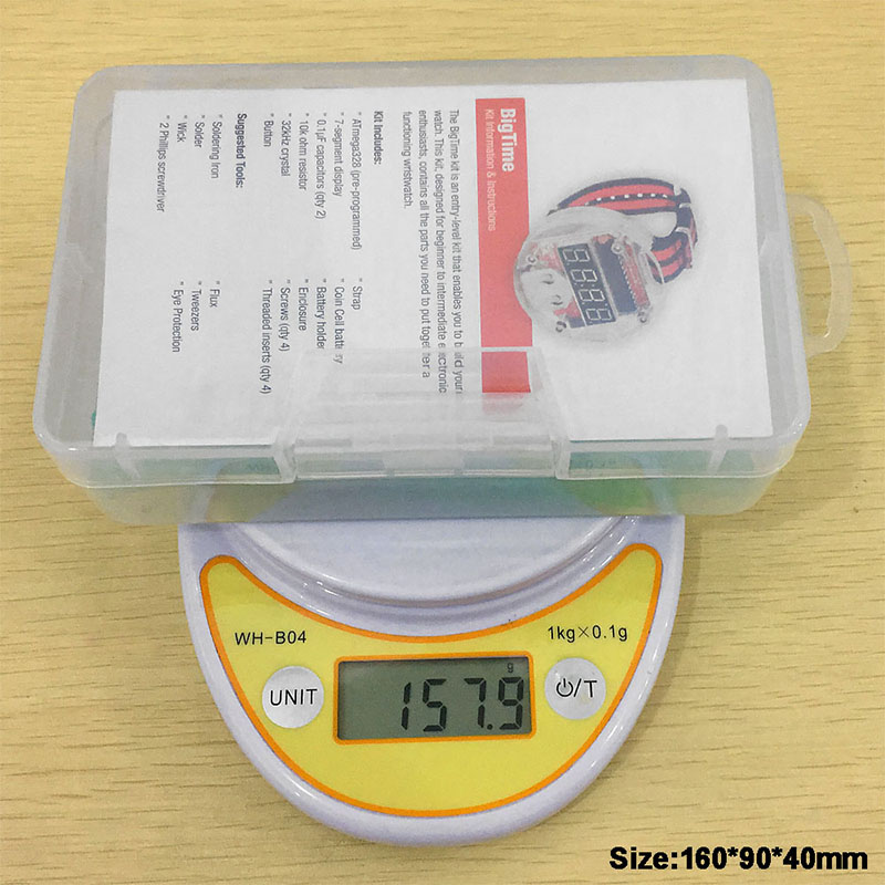 Single Chip LED Kit Clock DIY  - đánh giá và giá Diy Electronics Kits