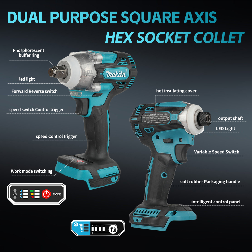 Makita  DTW300 Brushless Recha - đánh giá và giá Makita Drill Dtw300