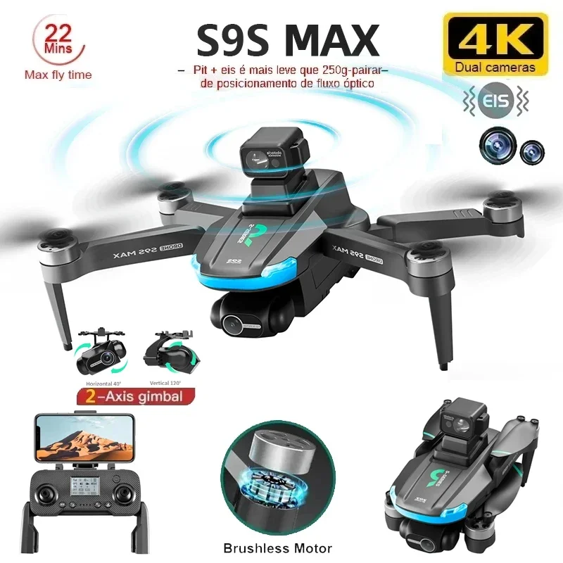 NEW S9S MAX MINI Drone 4K 2-Ax - đánh giá và giá Diy Rc Electronics