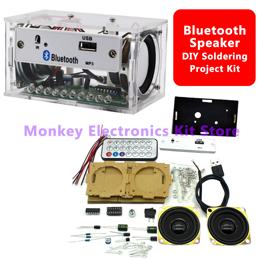 White DIY Bluetooth Speaker El - đánh giá và giá Diy Electronics Case