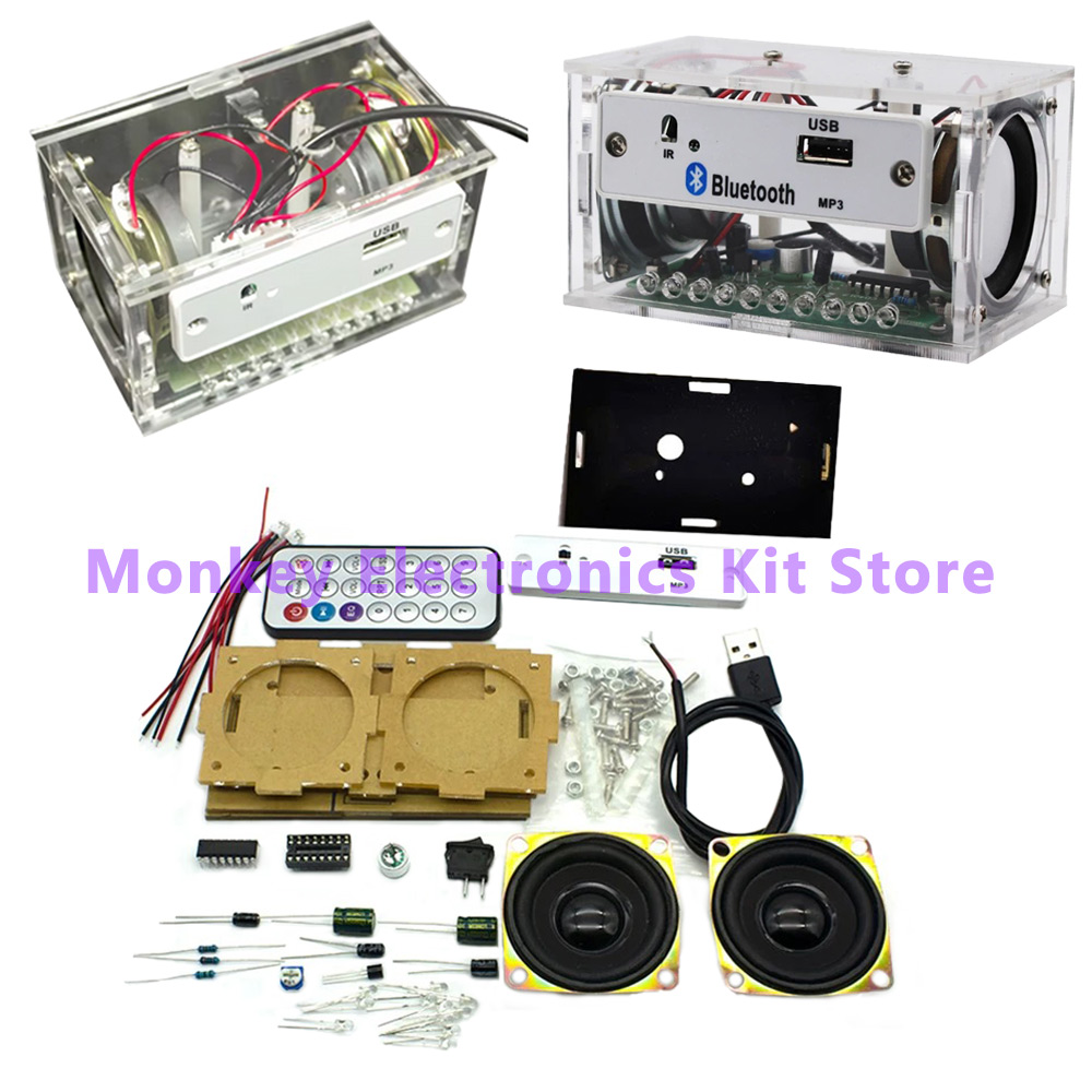 White DIY Bluetooth Speaker El - đánh giá và giá Diy Electronics Case