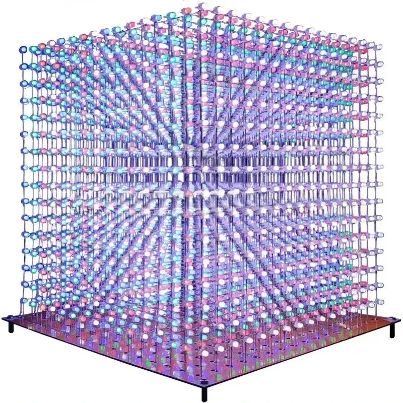 3 D16mini Light Cube Kit 16x16 - đánh giá và giá Diy Electronics Kits
