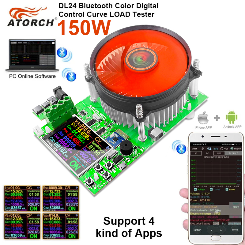 150W/180W Điện Tử Lithium Tải  - đánh giá và giá Diy Electronic Load
