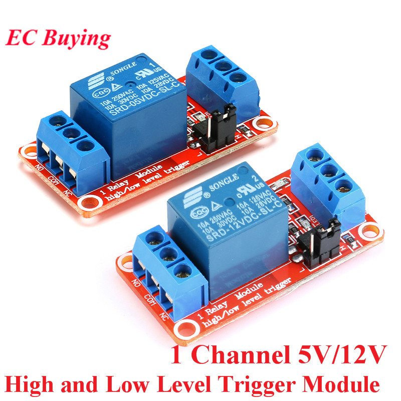 One 1 Channel Way 5V 12V Relay - đánh giá và giá Relay Module 5V