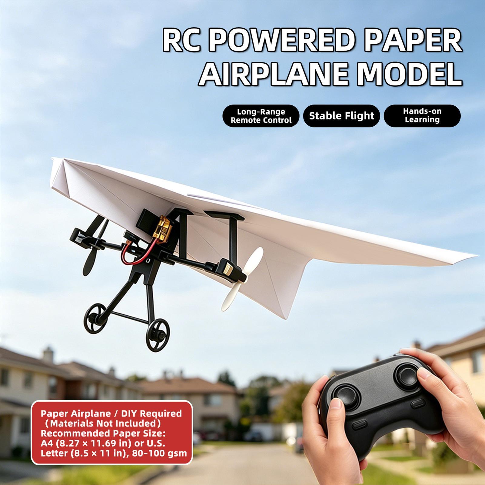 DIY RC Paper Airplane Kit Plan - đánh giá và giá Diy Electronics Kits