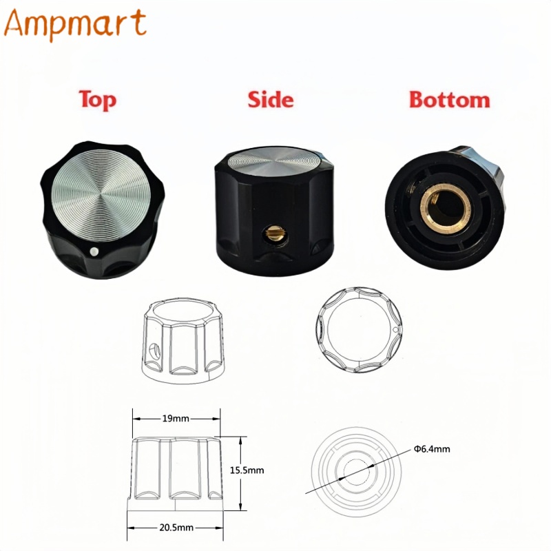 Ampmart 21x16mm Audio Control  - đánh giá và giá Diy Guitar Electronics Kit