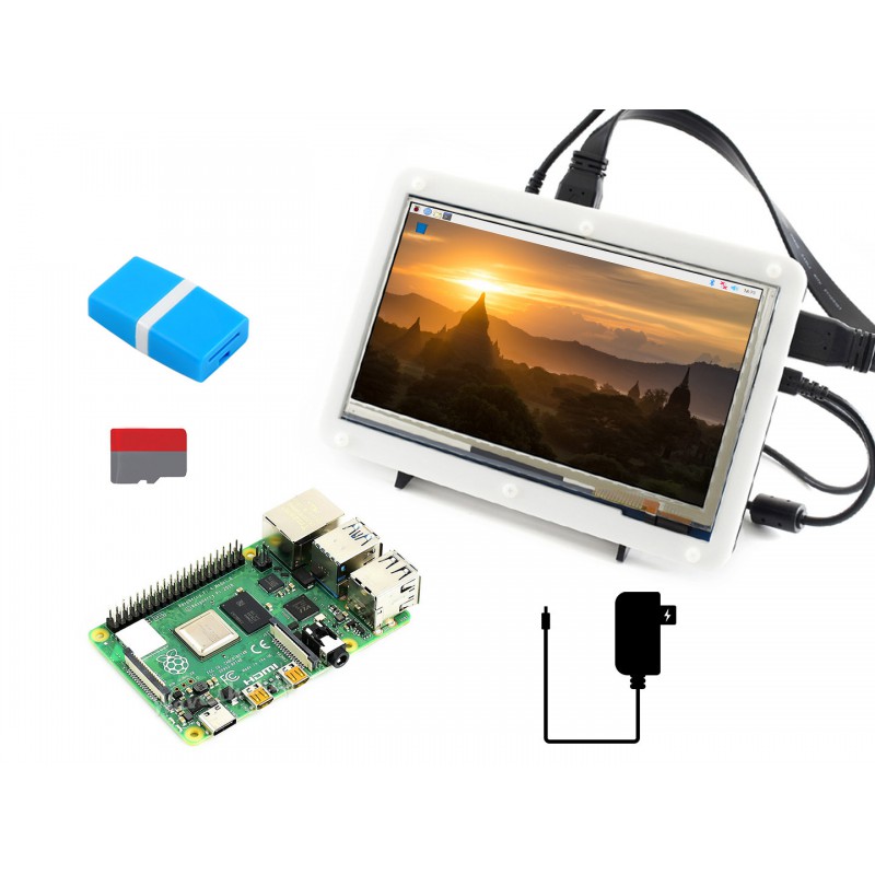 Raspberry Pi 4 Model B Display - đánh giá và giá Diy Electronics Case