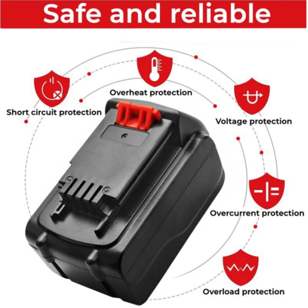 Long Runtime 20V 8000mAh 8.0Ah - đánh giá và giá Black+Decker Tool 20V Max
